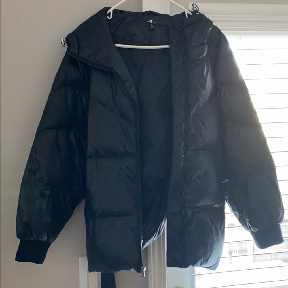 Black Bubble winter coat